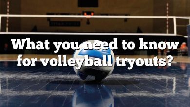 What you need to know for volleyball tryouts?