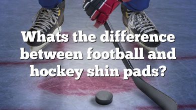 Whats the difference between football and hockey shin pads?