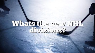 Whats the new NHL divisions?