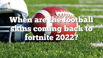 When are the football skins coming back to fortnite 2022?