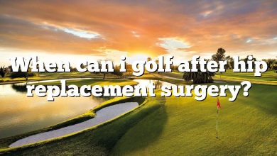 When can i golf after hip replacement surgery?