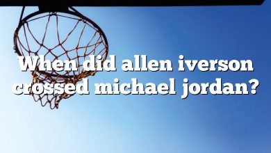 When did allen iverson crossed michael jordan?