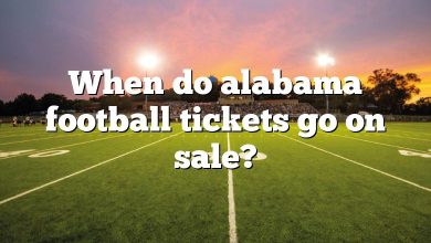 When do alabama football tickets go on sale?