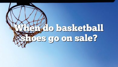 When do basketball shoes go on sale?