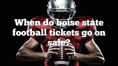 When do boise state football tickets go on sale?