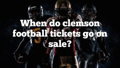 When do clemson football tickets go on sale?