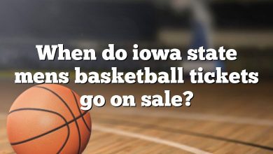 When do iowa state mens basketball tickets go on sale?