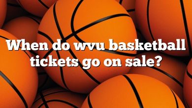 When do wvu basketball tickets go on sale?