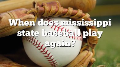 When does mississippi state baseball play again?