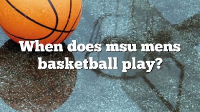 When does msu mens basketball play?