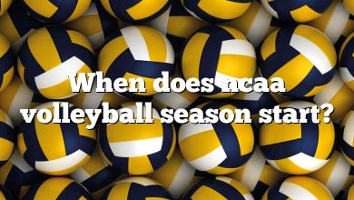 When does ncaa volleyball season start?