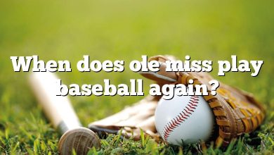 When does ole miss play baseball again?