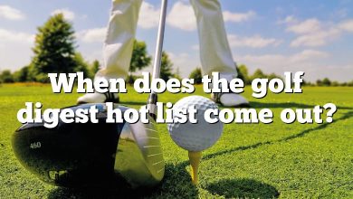 When does the golf digest hot list come out?