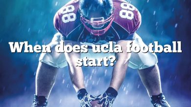 When does ucla football start?