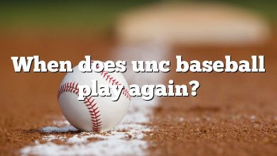 When does unc baseball play again?