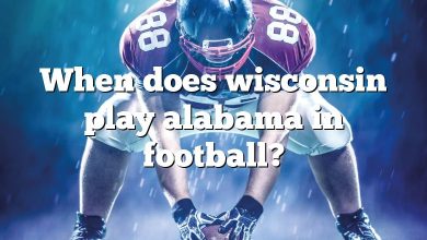 When does wisconsin play alabama in football?