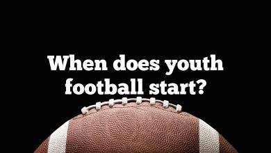 When does youth football start?