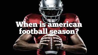 When is american football season?