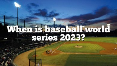When is baseball world series 2023?