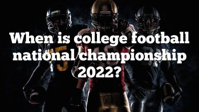 When is college football national championship 2022?