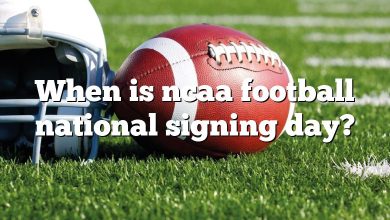 When is ncaa football national signing day?