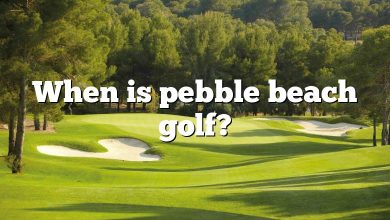 When is pebble beach golf?