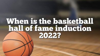 When is the basketball hall of fame induction 2022?