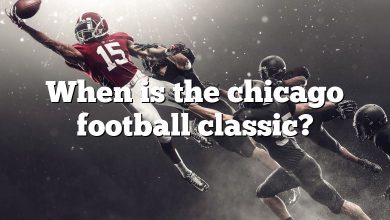 When is the chicago football classic?