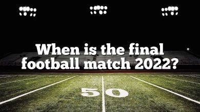 When is the final football match 2022?