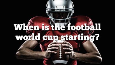 When is the football world cup starting?