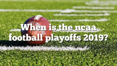 When is the ncaa football playoffs 2019?