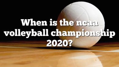When is the ncaa volleyball championship 2020?