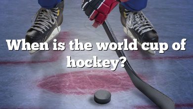 When is the world cup of hockey?