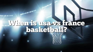 When is usa vs france basketball?