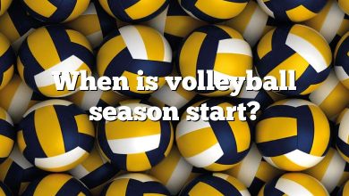 When is volleyball season start?