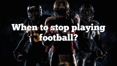 When to stop playing football?