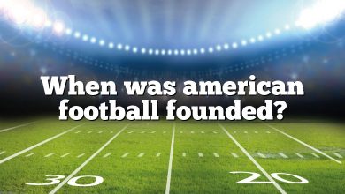 When was american football founded?