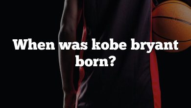 When was kobe bryant born?