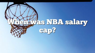 When was NBA salary cap?