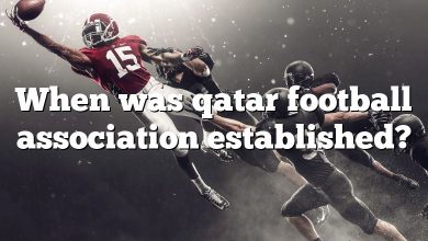When was qatar football association established?