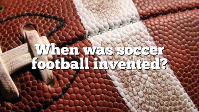 When was soccer football invented?