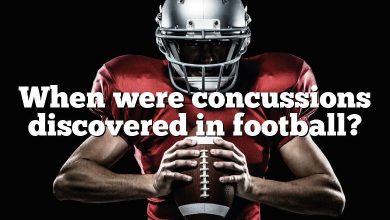 When were concussions discovered in football?