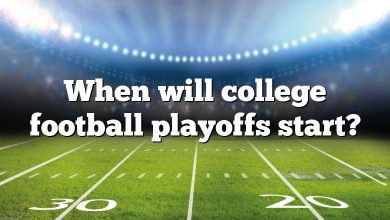 When will college football playoffs start?