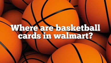 Where are basketball cards in walmart?