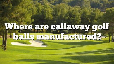 Where are callaway golf balls manufactured?