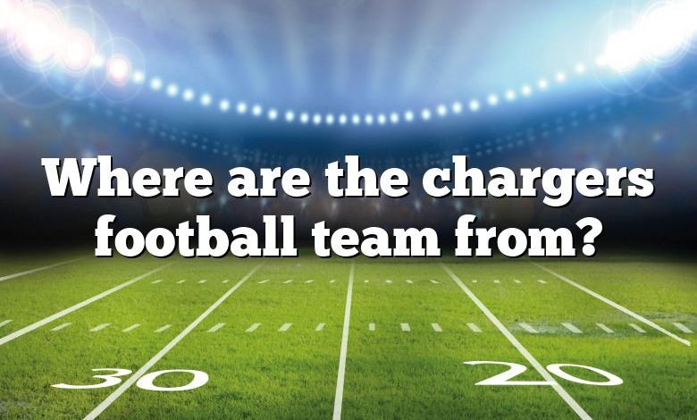 Where are the chargers football team from?