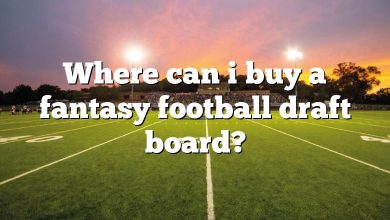 Where can i buy a fantasy football draft board?