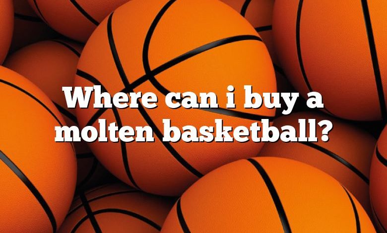 Where can i buy a molten basketball?