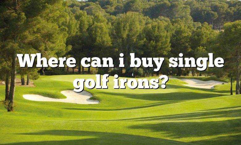 Where can i buy single golf irons?