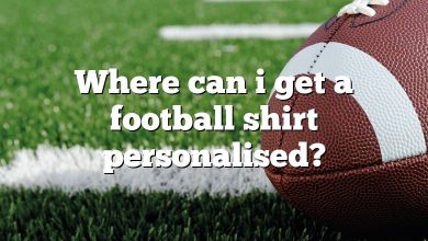 Where can i get a football shirt personalised?